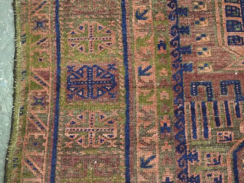 ANTIQUE TIMURI BALUCH MAIN CARPET CLASSIC DESIGN CIRCA 1880 - ADDITIONAL PHOTO 6
