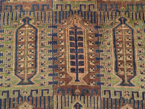 ANTIQUE TIMURI BALUCH MAIN CARPET CLASSIC DESIGN CIRCA 1880 - ADDITIONAL PHOTO 8