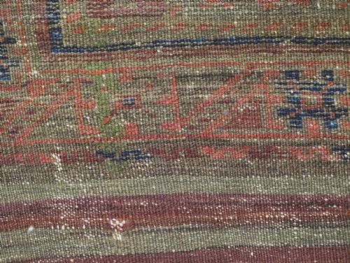 ANTIQUE TIMURI BALUCH MAIN CARPET CLASSIC DESIGN CIRCA 1880 - ADDITIONAL PHOTO 11