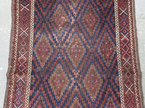 ANTIQUE ARAB BALUCH RUG WITH SCARCE DESIGN CIRCA 1890 - ADDITIONAL PHOTO 3