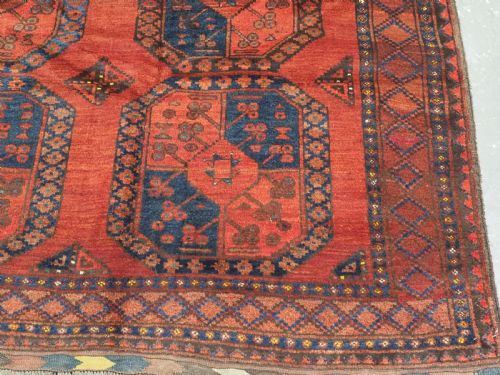 ANTIQUE AFGHAN ERSARI TURKMEN MAIN CARPET EXCELLENT CONDITION CIRCA 1900 - ADDITIONAL PHOTO 10
