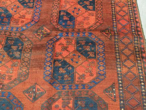 ANTIQUE AFGHAN ERSARI TURKMEN MAIN CARPET EXCELLENT CONDITION CIRCA 1900 - ADDITIONAL PHOTO 11