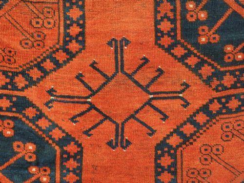 ANTIQUE ERSARI TURKMEN TRIBAL MAIN CARPET HORSE GOAT HAIR FOUNDATION CIRCA 1880 - ADDITIONAL PHOTO 9