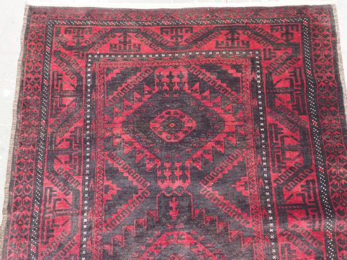 ANTIQUE AFGHAN MUSHWANI BALUCH RUNNER EXCELLENT CONDITION CIRCA 1920 - ADDITIONAL PHOTO 2