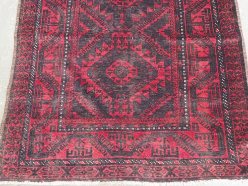 ANTIQUE AFGHAN MUSHWANI BALUCH RUNNER EXCELLENT CONDITION CIRCA 1920 - ADDITIONAL PHOTO 5