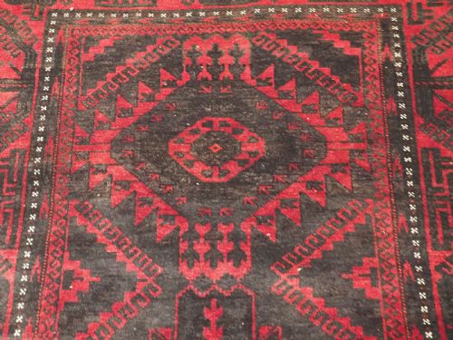ANTIQUE AFGHAN MUSHWANI BALUCH RUNNER EXCELLENT CONDITION CIRCA 1920 - ADDITIONAL PHOTO 8