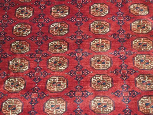 ANTIQUE AFGHAN TURKMEN CARPET HEAVY DUTY HARD WEARING CIRCA 1920 - ADDITIONAL PHOTO 15