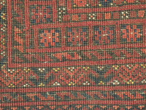 ANTIQUE AFGHAN TURKMEN CARPET HEAVY DUTY HARD WEARING CIRCA 1920 - ADDITIONAL PHOTO 18