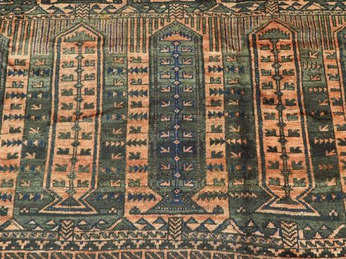ANTIQUE WESTERN AFGHAN BALUCH RUG WITH 'KALAM DONNEH' DESIGN CIRCA 1890 - ADDITIONAL PHOTO 10
