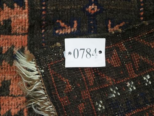ANTIQUE WESTERN AFGHAN BALUCH RUG WITH 'KALAM DONNEH' DESIGN CIRCA 1890 - ADDITIONAL PHOTO 12