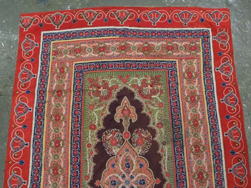 fig 2. ANTIQUE PERSIAN RASHT EMBROIDERY, SILK & FELT APPLIQUE WORK, CIRCA 1880.