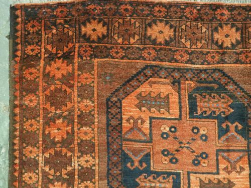 ANTIQUE NORTHERN AFGHAN ERSARI TURKMEN CARPET EXCELLENT CONDITION CIRCA 1900 - ADDITIONAL PHOTO 5