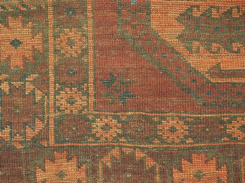 ANTIQUE NORTHERN AFGHAN ERSARI TURKMEN CARPET EXCELLENT CONDITION CIRCA 1900 - ADDITIONAL PHOTO 11