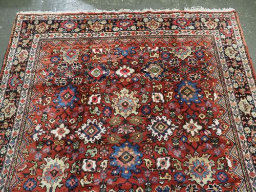 ANTIQUE PERSIAN MAHAL CARPET EXCELLENT ALL OVER PALMETTE DESIGN SUPERB COLOURS CIRCA 1900 - ADDITIONAL PHOTO 2