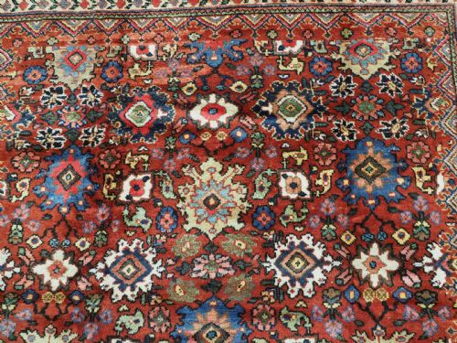 ANTIQUE PERSIAN MAHAL CARPET EXCELLENT ALL OVER PALMETTE DESIGN SUPERB COLOURS CIRCA 1900 - ADDITIONAL PHOTO 7