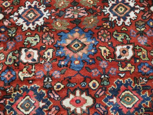 ANTIQUE PERSIAN MAHAL CARPET EXCELLENT ALL OVER PALMETTE DESIGN SUPERB COLOURS CIRCA 1900 - ADDITIONAL PHOTO 9