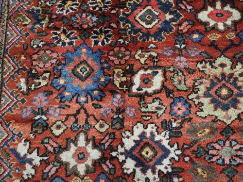 ANTIQUE PERSIAN MAHAL CARPET EXCELLENT ALL OVER PALMETTE DESIGN SUPERB COLOURS CIRCA 1900 - ADDITIONAL PHOTO 10