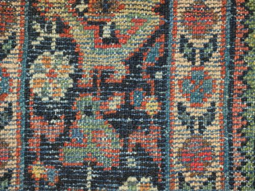 ANTIQUE PERSIAN MAHAL CARPET EXCELLENT ALL OVER PALMETTE DESIGN SUPERB COLOURS CIRCA 1900 - ADDITIONAL PHOTO 12