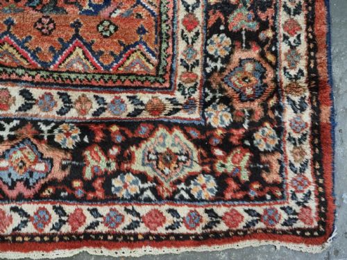 ANTIQUE PERSIAN MAHAL CARPET EXCELLENT ALL OVER PALMETTE DESIGN SUPERB COLOURS CIRCA 1900 - ADDITIONAL PHOTO 13