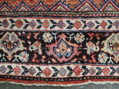 ANTIQUE PERSIAN MAHAL CARPET EXCELLENT ALL OVER PALMETTE DESIGN SUPERB COLOURS CIRCA 1900 - ADDITIONAL PHOTO 15