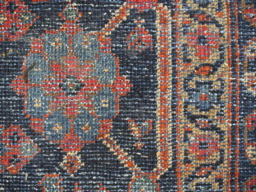 ANTIQUE COUNTRY HOUSE MAHAL CARPET WITH IVORY GROUND CIRCA 1900 - ADDITIONAL PHOTO 16