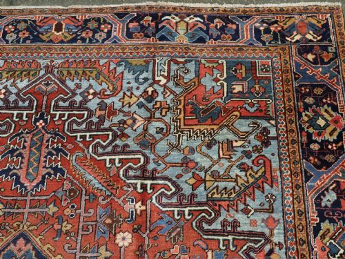 ANTIQUE COUNTRY HOUSE HERIZ CARPET WITH OUTSTANDING COLOUR CIRCA 1900 - ADDITIONAL PHOTO 8