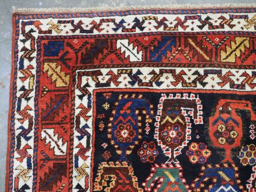 ANTIQUE CAUCASIAN GENDJE KAZAK RUNNER WITH COLOURFUL BOTEH DESIGN CIRCA 1900 - ADDITIONAL PHOTO 6