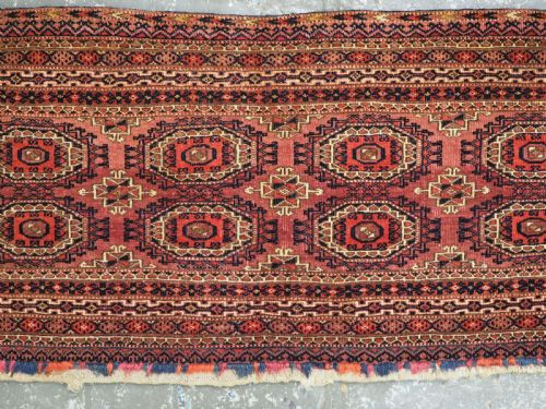 A PAIR OF ANTIQUE TEKKE TURKMEN TORBA FACES WITH 'SALOR' GULS CIRCA 1880 - ADDITIONAL PHOTO 3