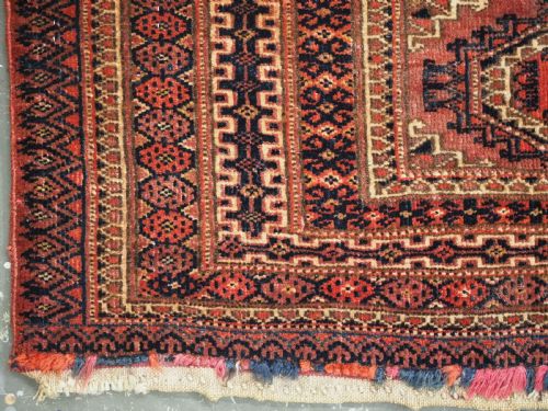 A PAIR OF ANTIQUE TEKKE TURKMEN TORBA FACES WITH 'SALOR' GULS CIRCA 1880 - ADDITIONAL PHOTO 9