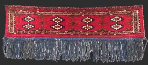 ANTIQUE SARYK TURKMEN TORBA IN A CLASSIC 'SALOR' DESIGN CIRCA 1880