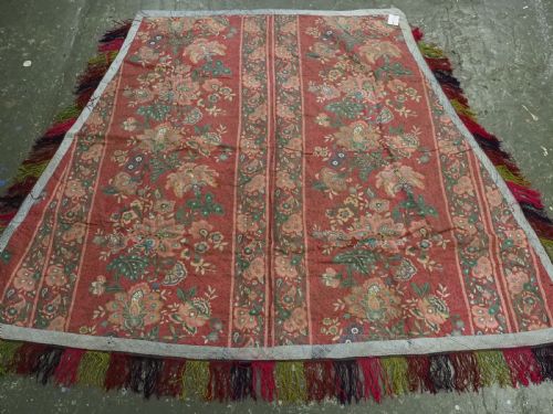 ANTIQUE UZBEK LAKAI TRIBAL EMBROIDERED HORSE COVER SADDLE RUG CIRCA 1920 - ADDITIONAL PHOTO 13