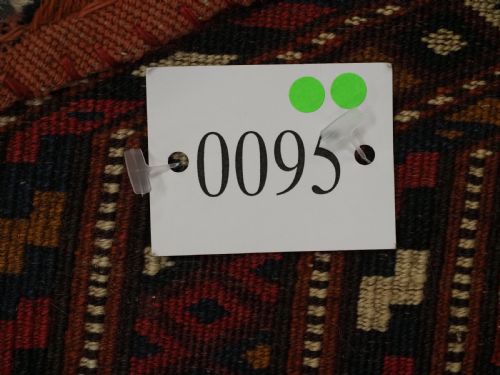 ANTIQUE YOMUT TURKMEN SADDLE COVER RUG WITH CLASSIC DESIGN CIRCA 1920 - ADDITIONAL PHOTO 9