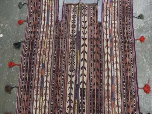 ANTIQUE NORTHERN AFGHAN CEREMONIAL HORSE BLANKET COVER CIRCA 1900 - ADDITIONAL PHOTO 6
