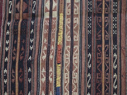 ANTIQUE NORTHERN AFGHAN CEREMONIAL HORSE BLANKET COVER CIRCA 1900 - ADDITIONAL PHOTO 7