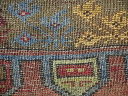 ANTIQUE TURKISH KONYA KARAPINAR LONG RUG RUNNER SUPERB COLOURS CIRCA 1900 - ADDITIONAL PHOTO 15