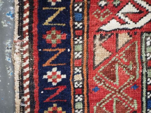 ANTIQUE CAUCASIAN DAGESTAN PRAYER RUG FLORAL LATTICE DESIGN ORIGINAL CONDITION CIRCA 185060 - ADDITIONAL PHOTO 17