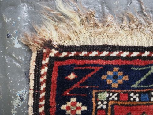ANTIQUE CAUCASIAN DAGESTAN PRAYER RUG FLORAL LATTICE DESIGN ORIGINAL CONDITION CIRCA 185060 - ADDITIONAL PHOTO 18