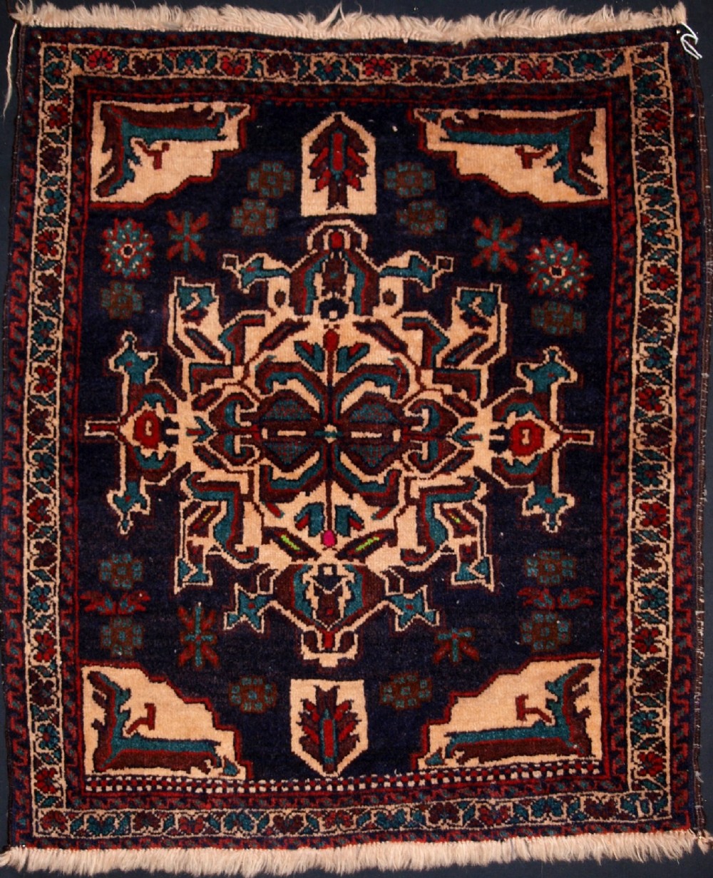 OLD BALUCH BAG FACE, FINE WEAVE & EXCELLENT CONDITION, CIRCA 1920