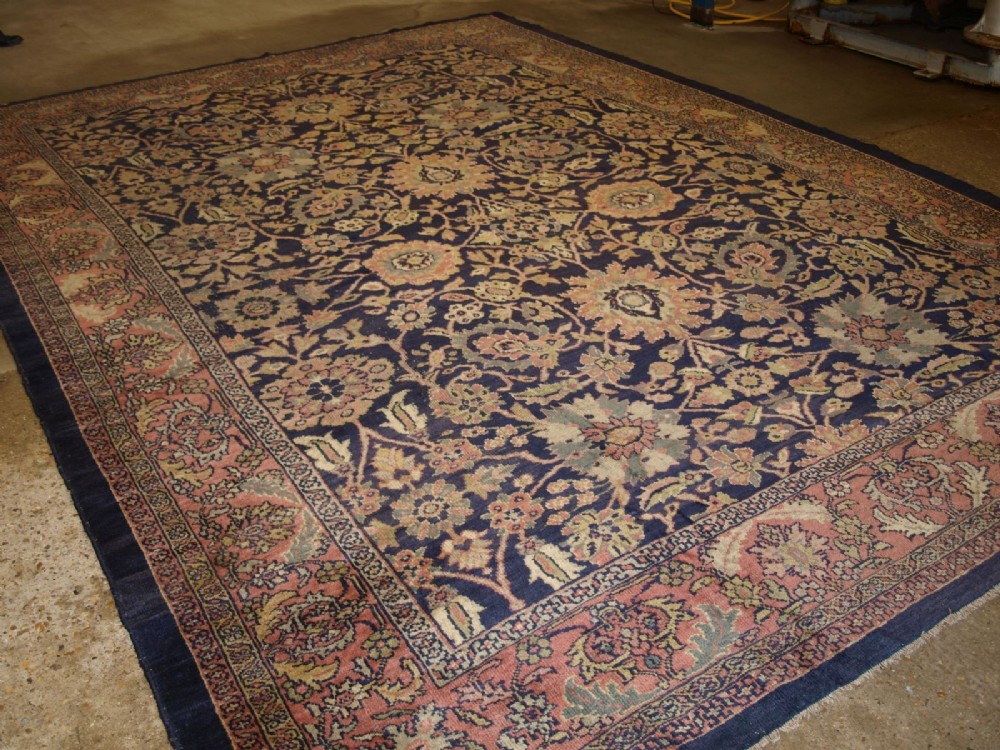 ANTIQUE ZEIGLER MAHAL CARPET, WONDERFUL COLOURS & DESIGN, LARGE SIZE, CIRCA 1900
