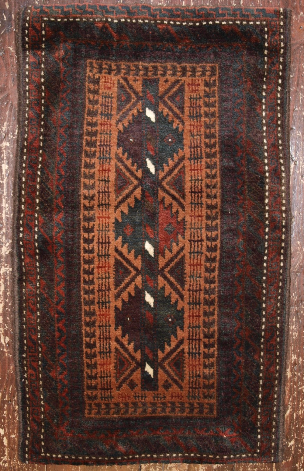 OLD AFGHAN BALUCH PUSHTI (PILLOW) WITH TREE OF LIFE DESIGN. CIRCA 1920.