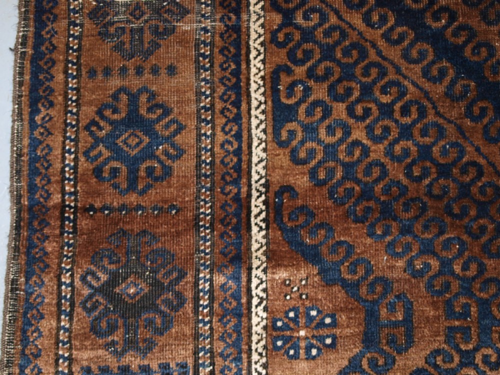 ANTIQUE BALUCH MAIN CARPET OF MUSHWANI DESIGN, SUPERB WOOL, CIRCA 1900. View VII