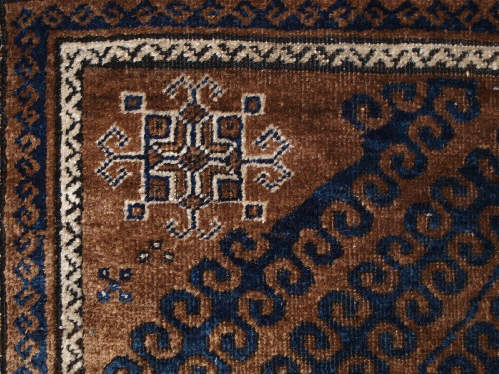 ANTIQUE BALUCH MAIN CARPET OF MUSHWANI DESIGN, SUPERB WOOL, CIRCA 1900. View VIII