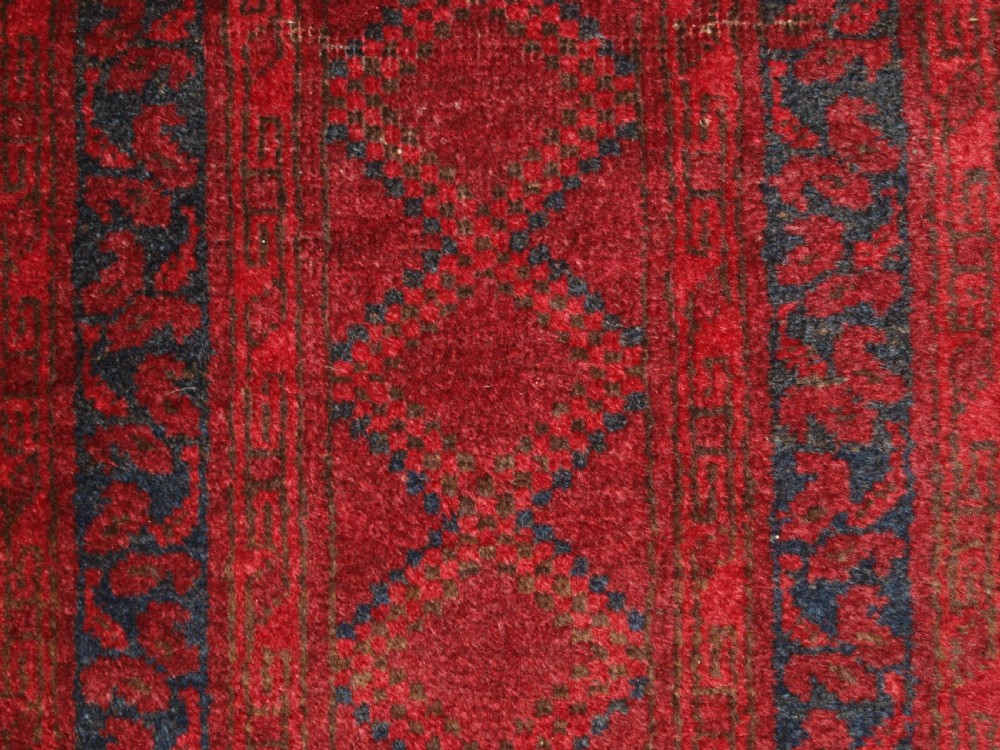 ANTIQUE AFGHAN ERSARI SULAYMAN CARPET, EXCELLENT COLOUR, CIRCA 1900. View XI