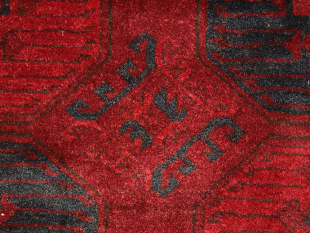 ANTIQUE AFGHAN ERSARI SULAYMAN CARPET, EXCELLENT COLOUR, CIRCA 1900. View XII