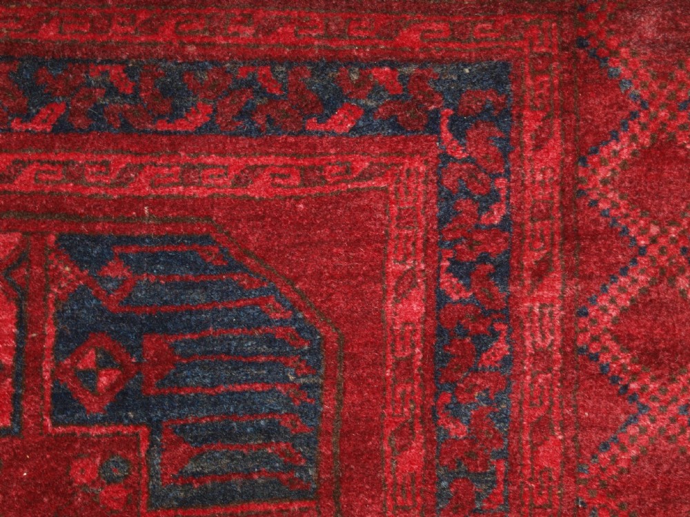 ANTIQUE AFGHAN ERSARI SULAYMAN CARPET, EXCELLENT COLOUR, CIRCA 1900. View XIII