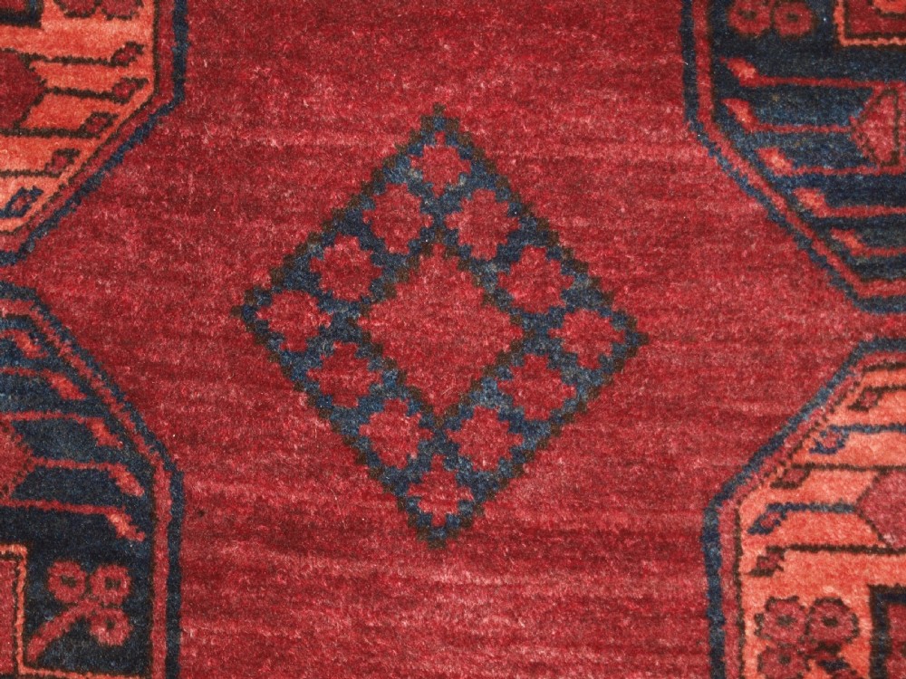 ANTIQUE AFGHAN ERSARI SULAYMAN CARPET, SUPERB COLOUR AND LARGE SIZE, INSCRIBED AND DATED, CIRCA 1900. View XIII