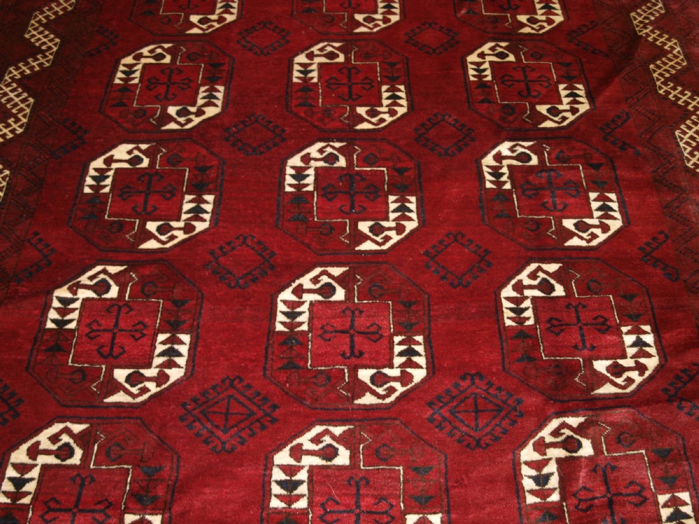 ANTIQUE AFGHAN KIZIL AYAK VILLAGE CARPET WITH SUPERB WOOL AND COLOUR, CIRCA 1900. View VI