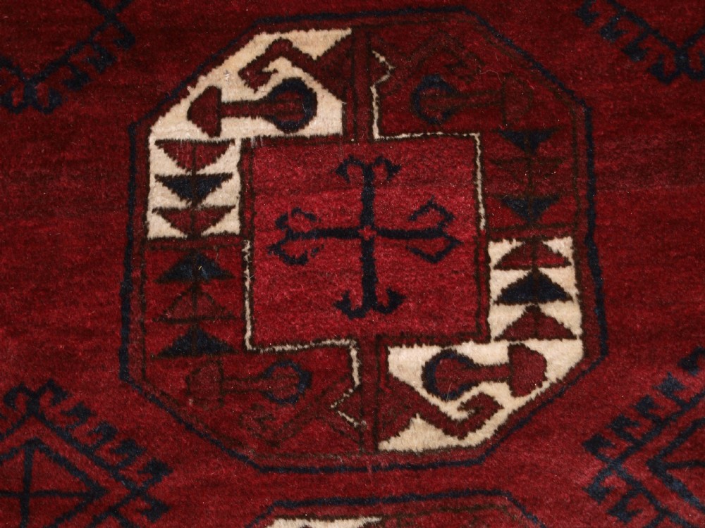 ANTIQUE AFGHAN KIZIL AYAK VILLAGE CARPET WITH SUPERB WOOL AND COLOUR, CIRCA 1900. View VIII