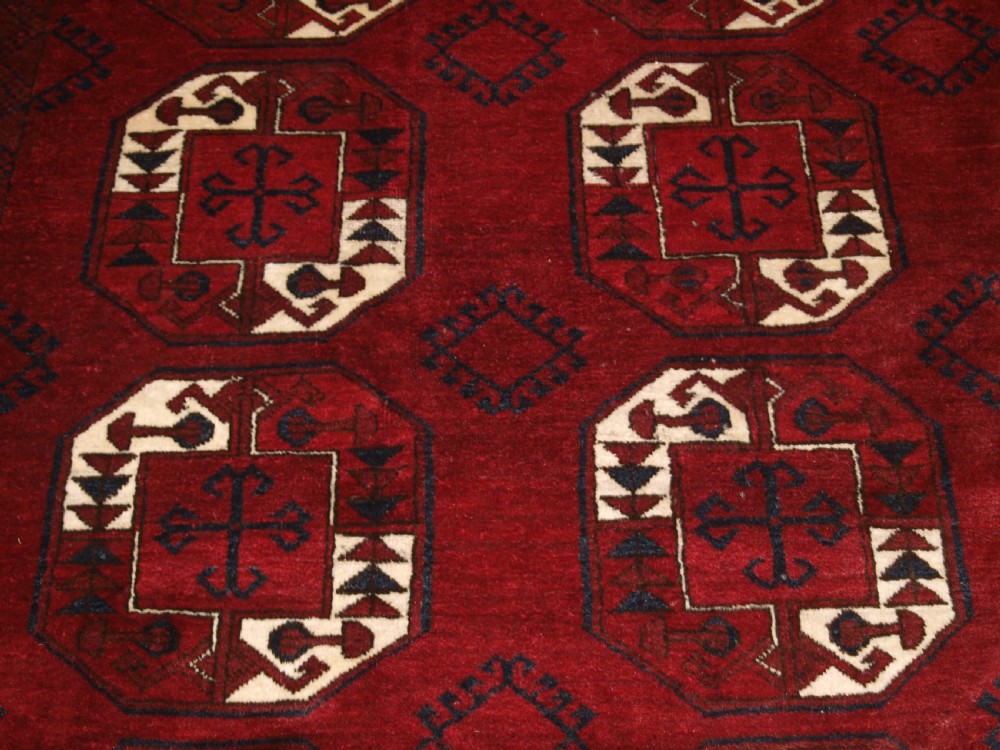ANTIQUE AFGHAN KIZIL AYAK VILLAGE CARPET WITH SUPERB WOOL AND COLOUR, CIRCA 1900. View X