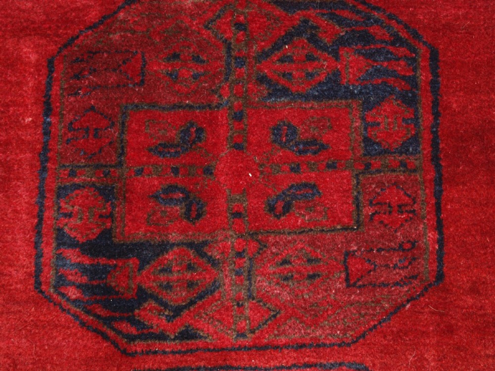 ANTIQUE AFGHAN VILLAGE RUG, ERSARI WEAVERS, SUPERB COLOUR AND SOFT WOOL, CIRCA 1900. View IX